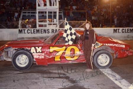 Mt. Clemens Race Track - Paulette Escalante 1980 Powder Puff Champ From Tom